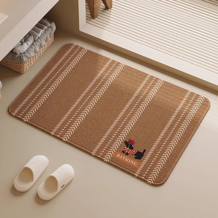 Schattige Honden-Thema Antislip Badmat