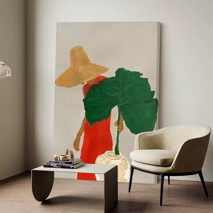 Moderne Abstracte Figuratieve Canvas Kunst