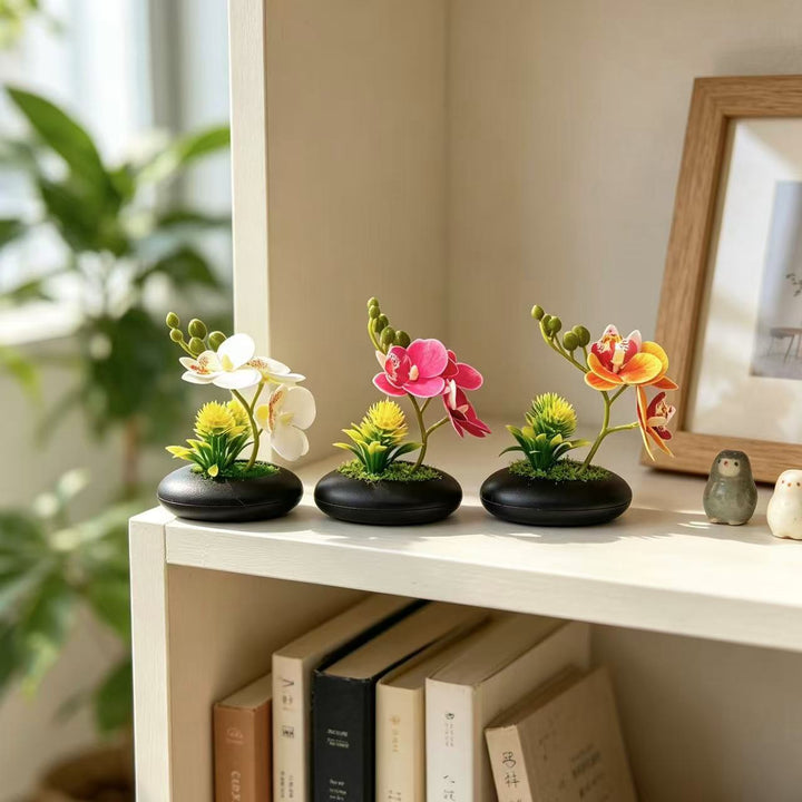 Decoratieve Faux Orchidee Bloem Arrangement