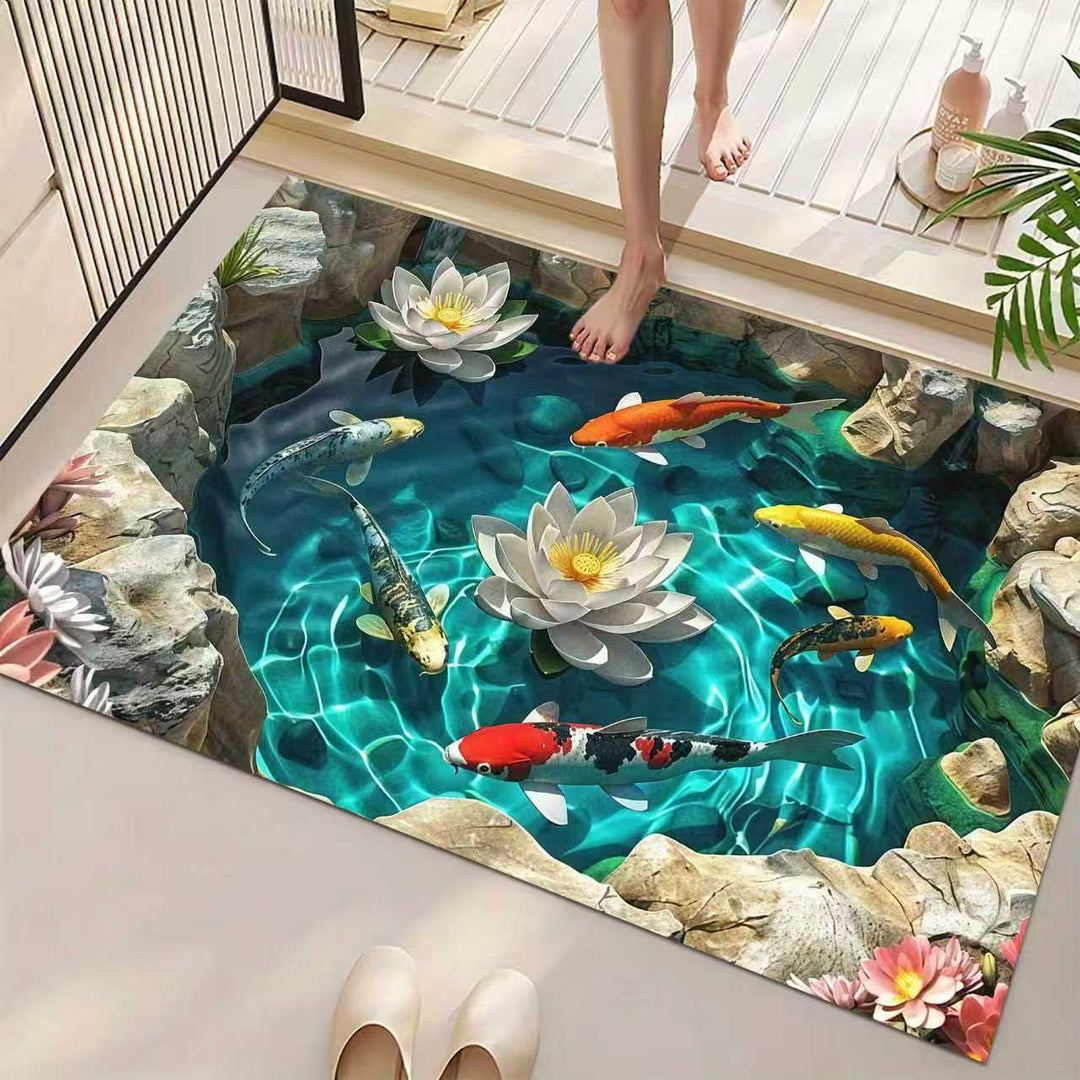 Artistieke 3D Optische Illusie Tapijt