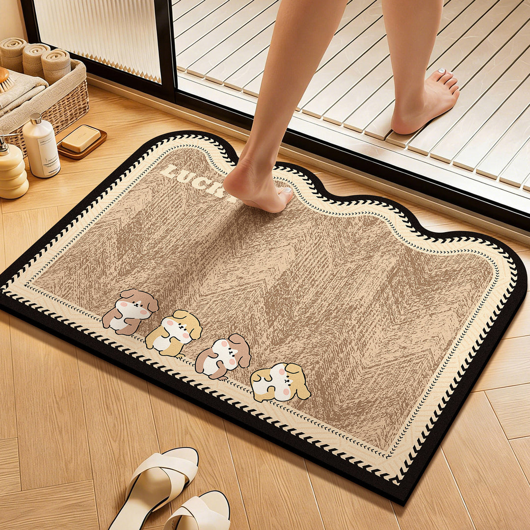 Pluche Cartoon Hondengebied Mat