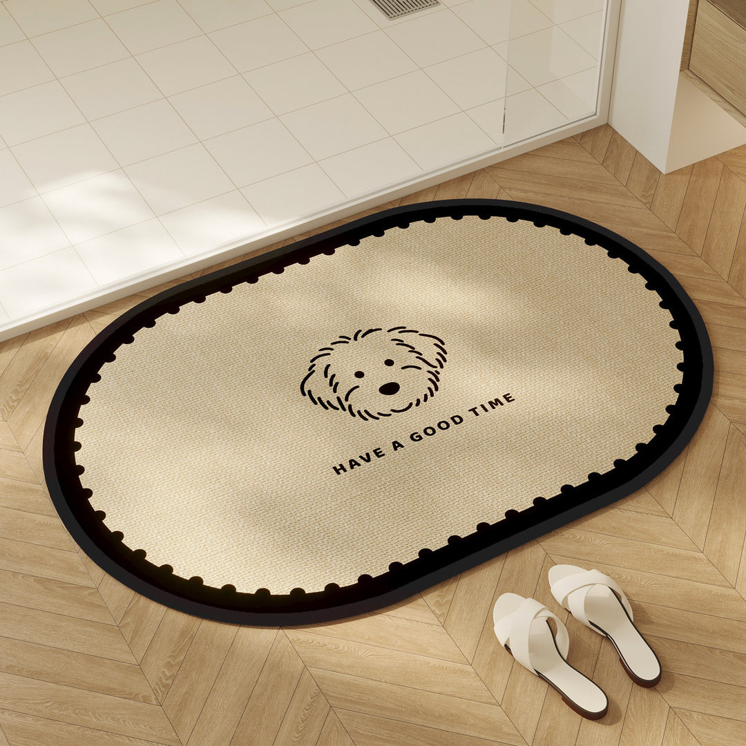 Speelse Honden-Thema Zone Mat