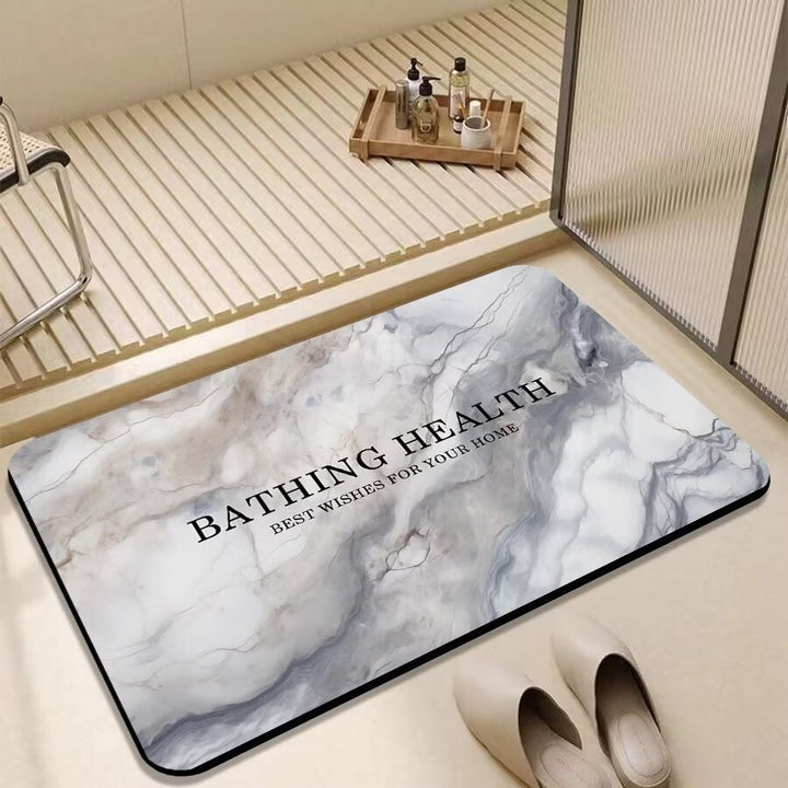 Non-Slip Marmeren Badmat