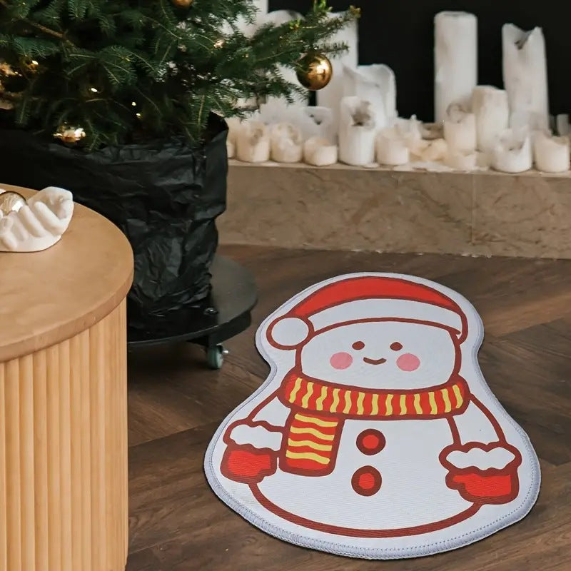 Kerstboomvormige vloerkleed