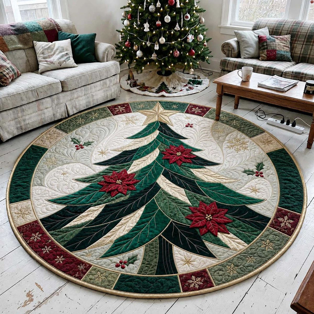 Ronde Kerstboom Tapijt