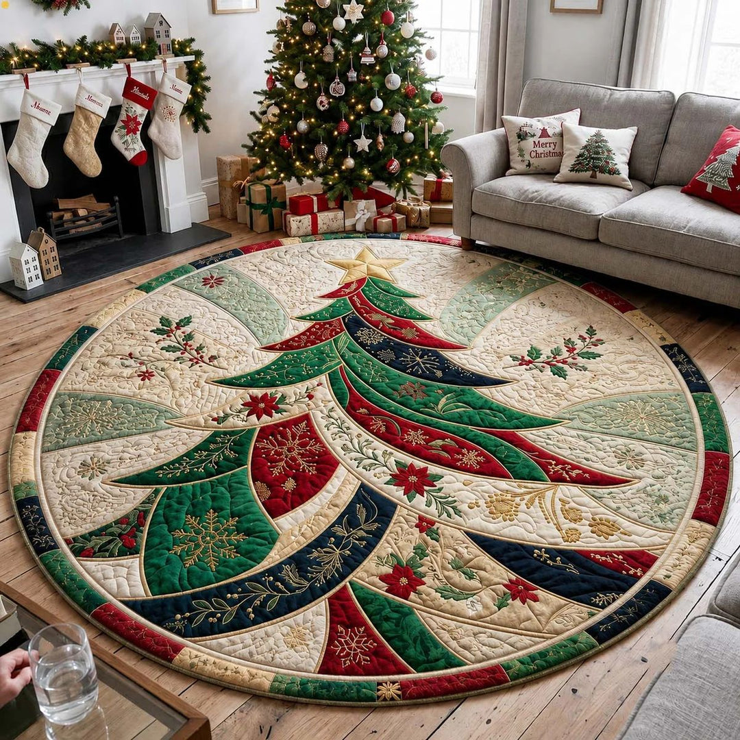 Ronde Kerstboom Tapijt
