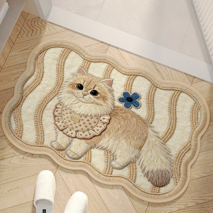 Cartoon Hond-Vormige Badmat
