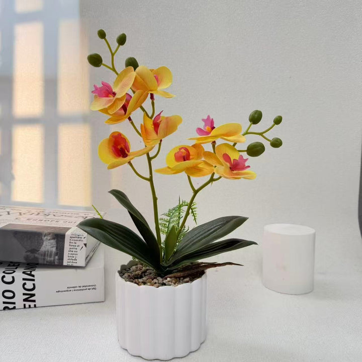 Thuis Decoratieve Kunstmatige Orchidee voor Binnen Decoratieve Weergave