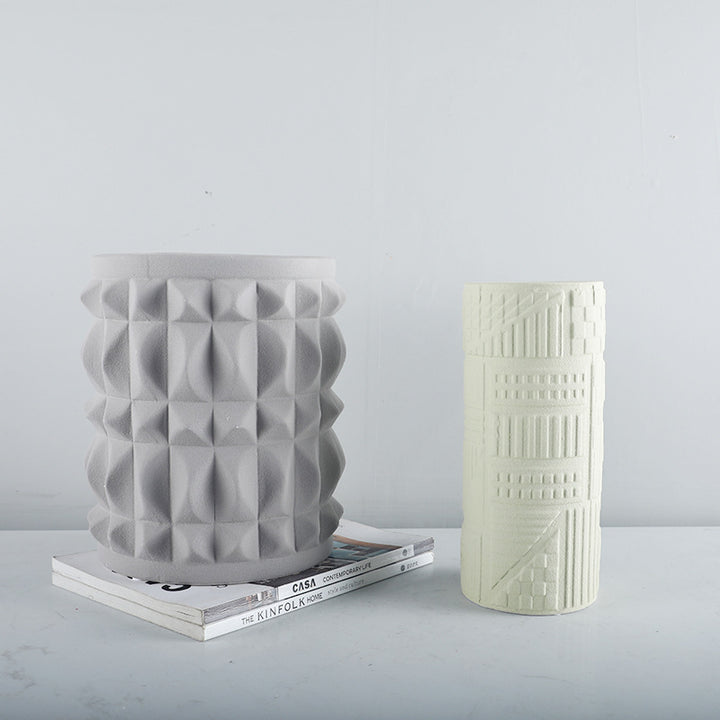 Textured Decoratieve Keramische Vaas