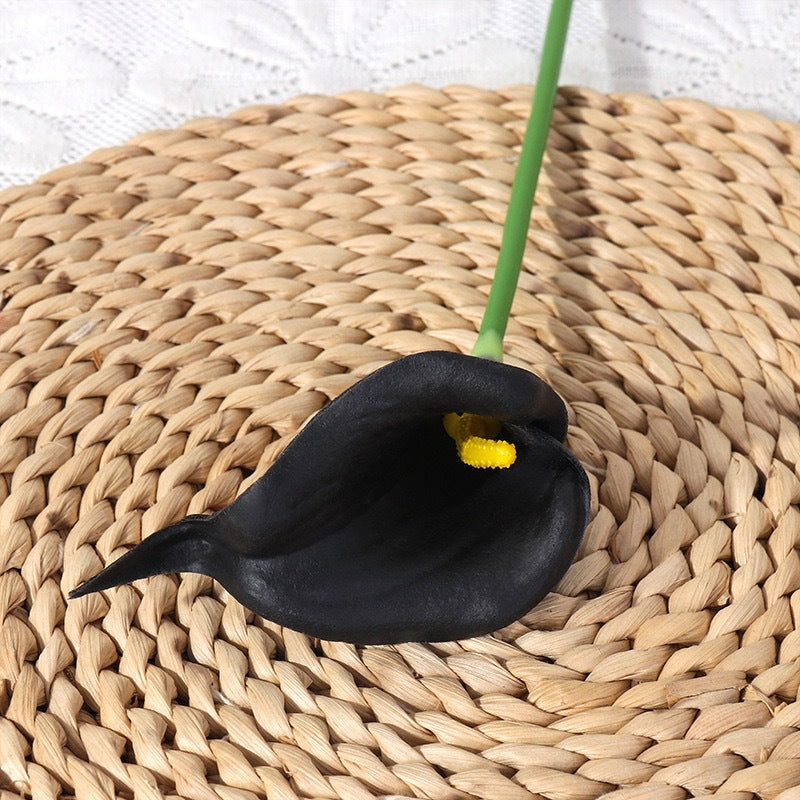 Realistische Decoratieve Calla Lelie Steel