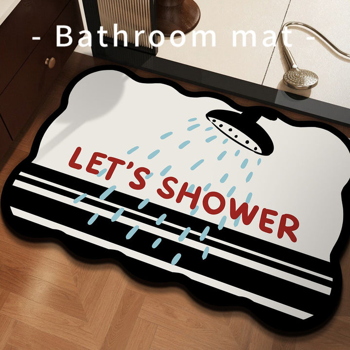 Leuke Douche Thema Badmat