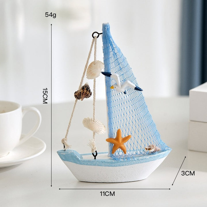 Decoratieve Zeilboot Accent