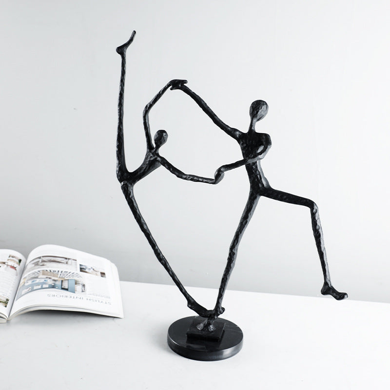 Artistiek Koppel Dans Sculptuur