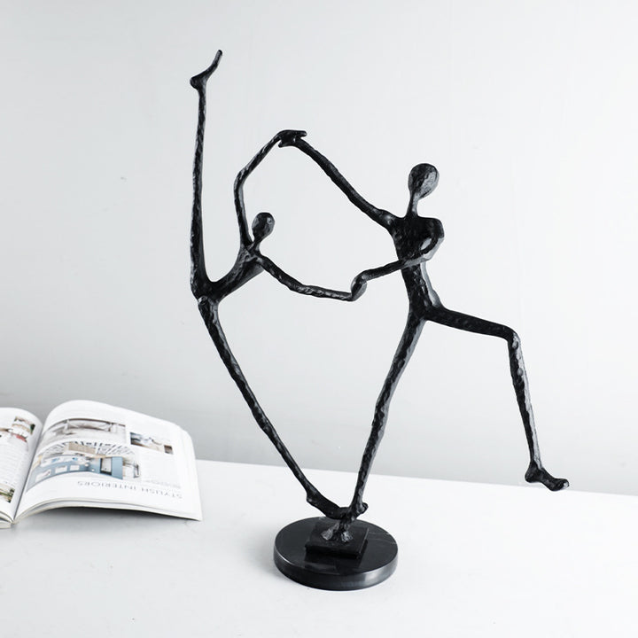 Artistiek Koppel Dans Sculptuur