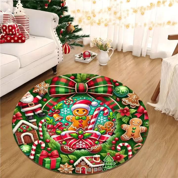 3D Kerstthema Tapijt
