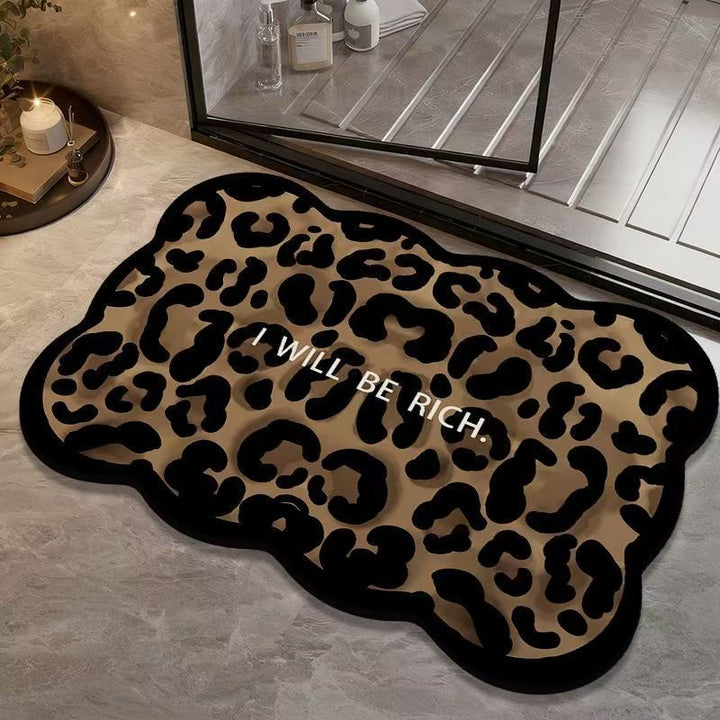 Wolk-vormige Decoratieve Badmat