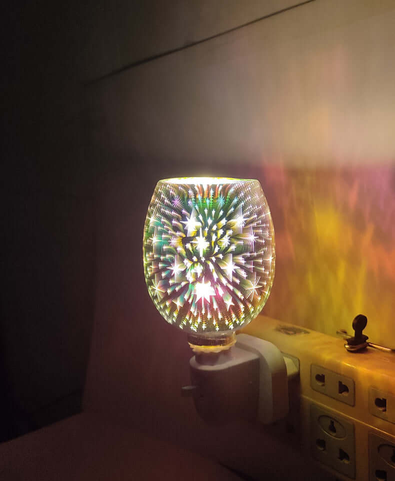 3D Glas Aromatherapie Wassmelter Kleine Nachtlamp
