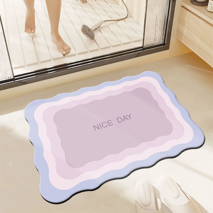 Zachte Pluche Antislip Badmat