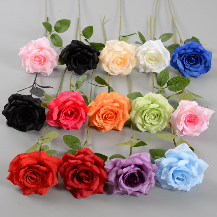 Elegante Zijde Rozen Haarsieraad