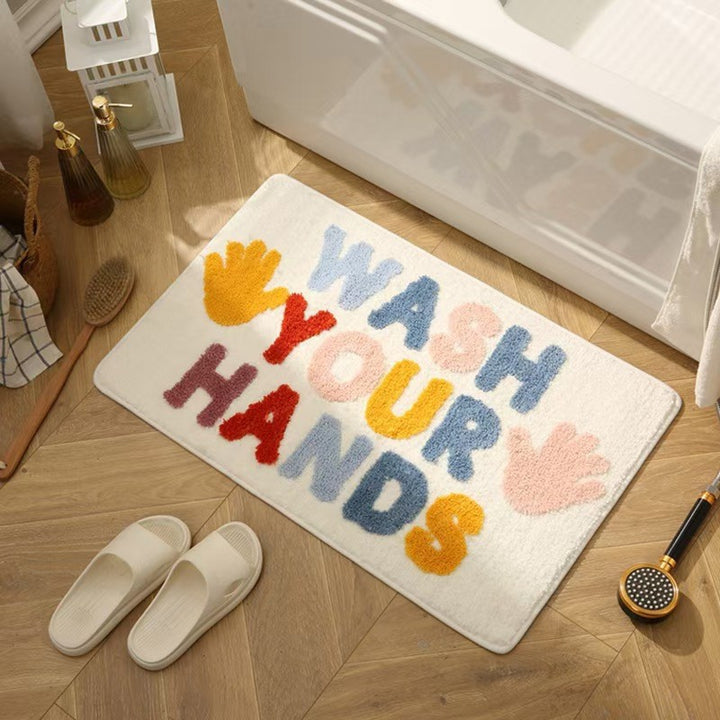 Speelse Decoratieve Badmat