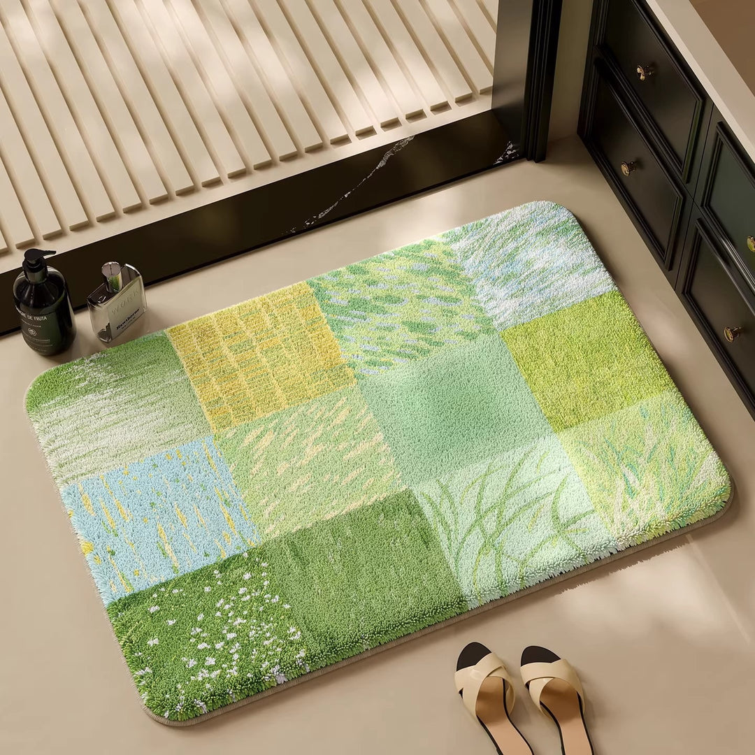 Textured Patchwork Badmat