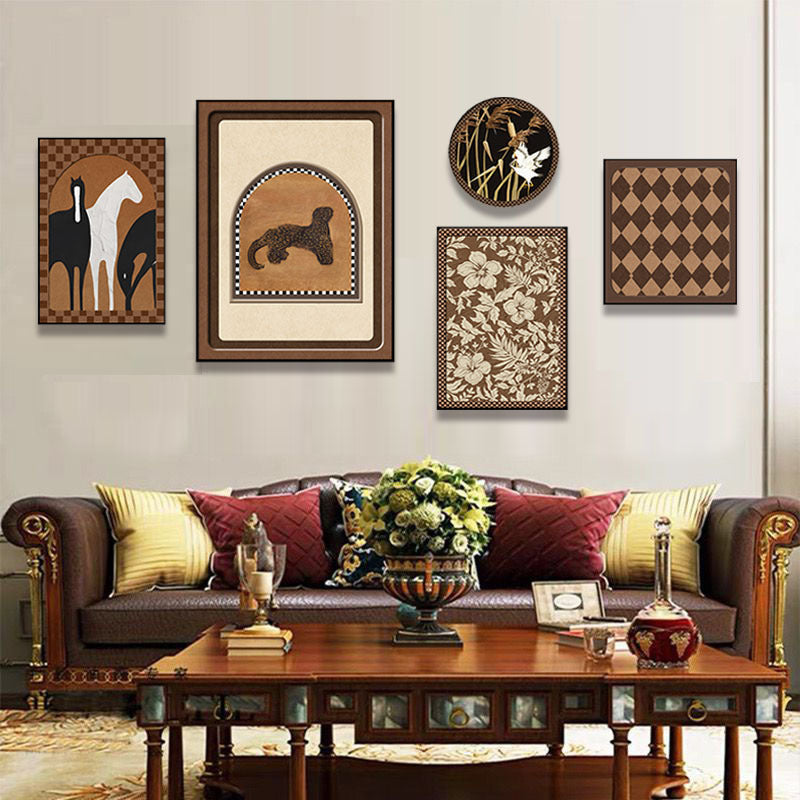 Artistieke Dierenthema Wanddecoratie