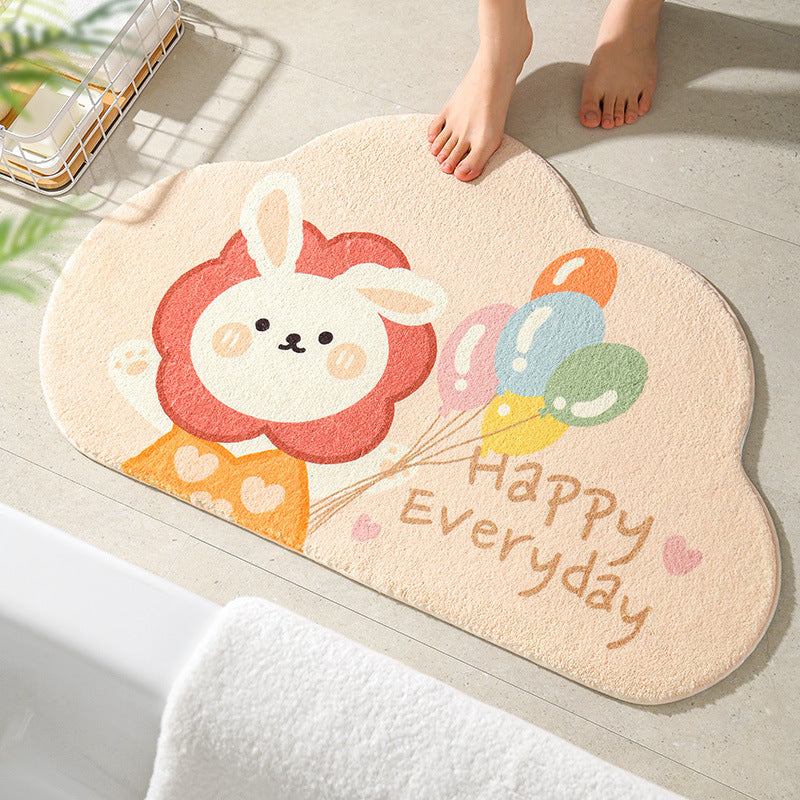 Leuke badmat met cartoon-thema