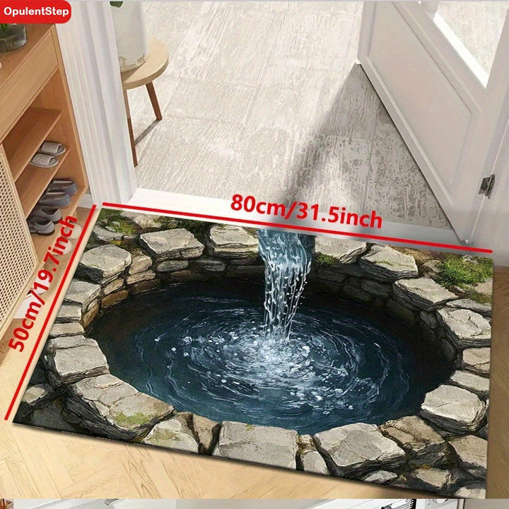 3D Wel Waterfall Decoratieve Mat