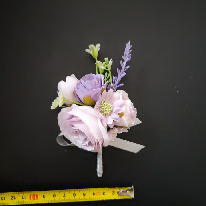 Elegante Bloemige Lapel Corsage