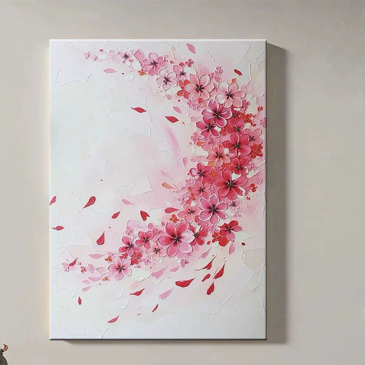 Textured Floral Wandkunst
