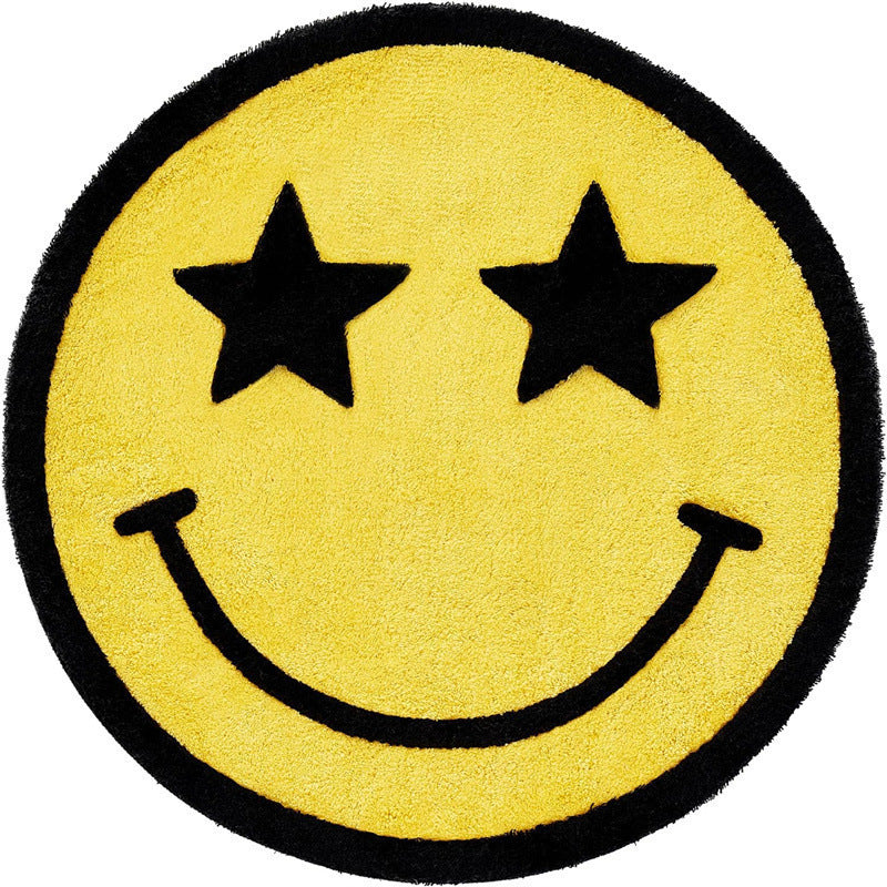 Smile Face Decoratieve Badmat