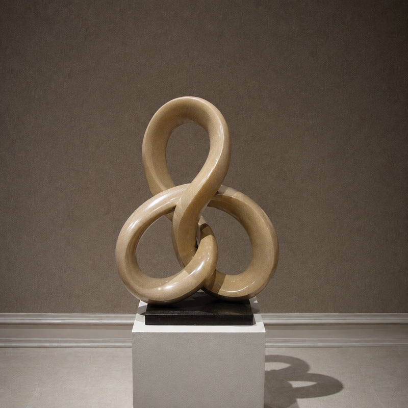 Abstract Decoratieve Loop Sculptuur