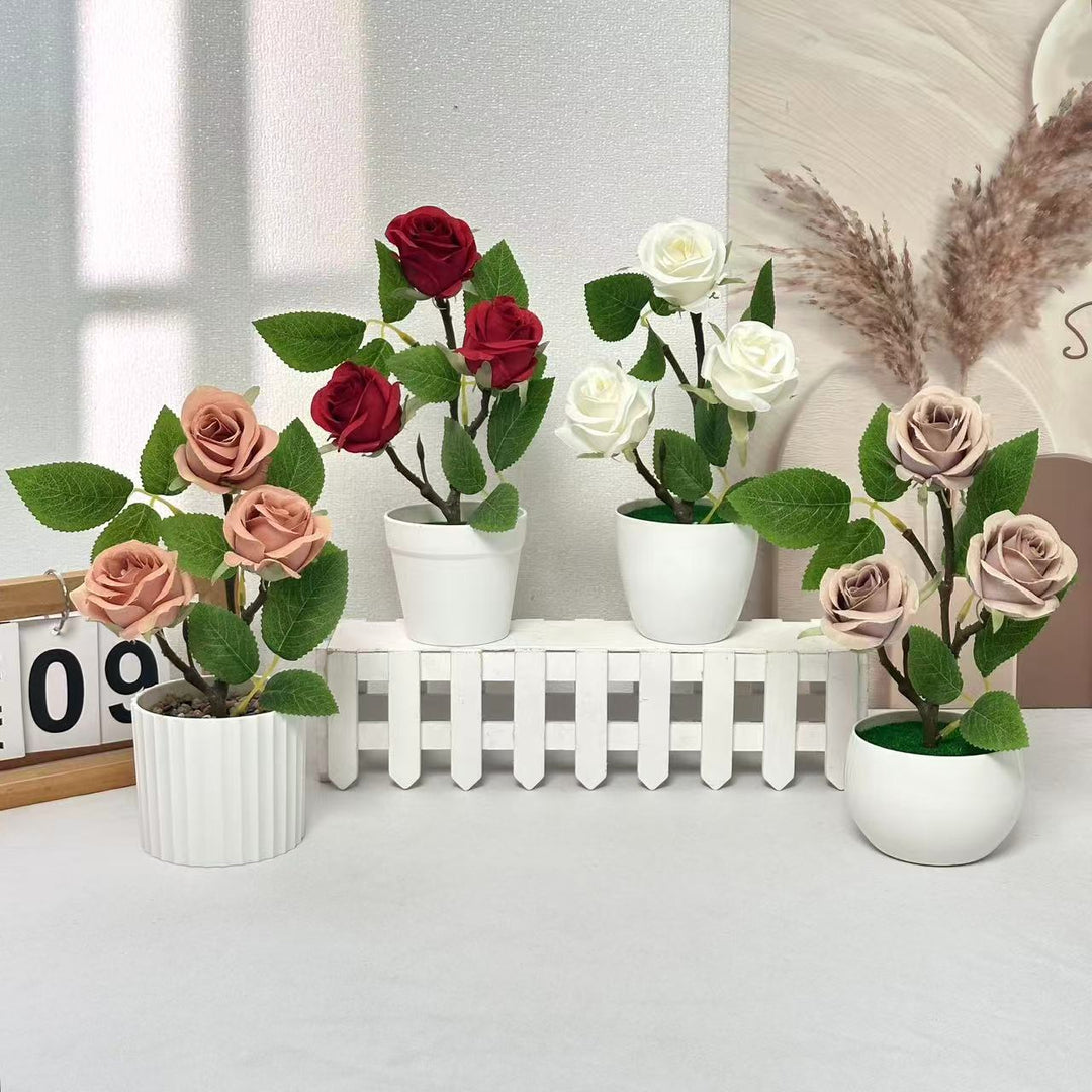 Realistische Nep Rozen Plant Arrangement