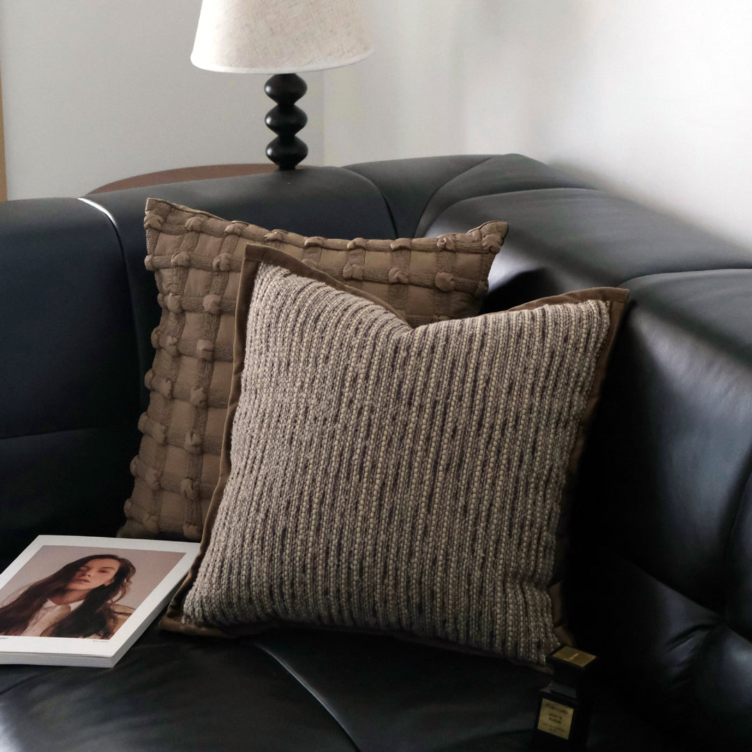 Textured Knit Kussen voor Thuisdecoratie Display