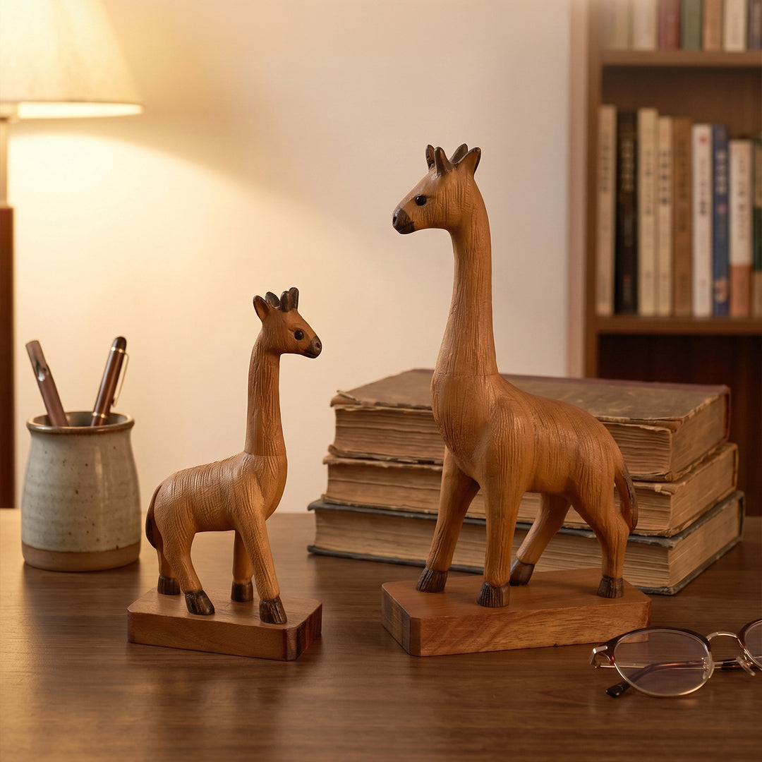 Handgemaakte Giraffe Beeldje