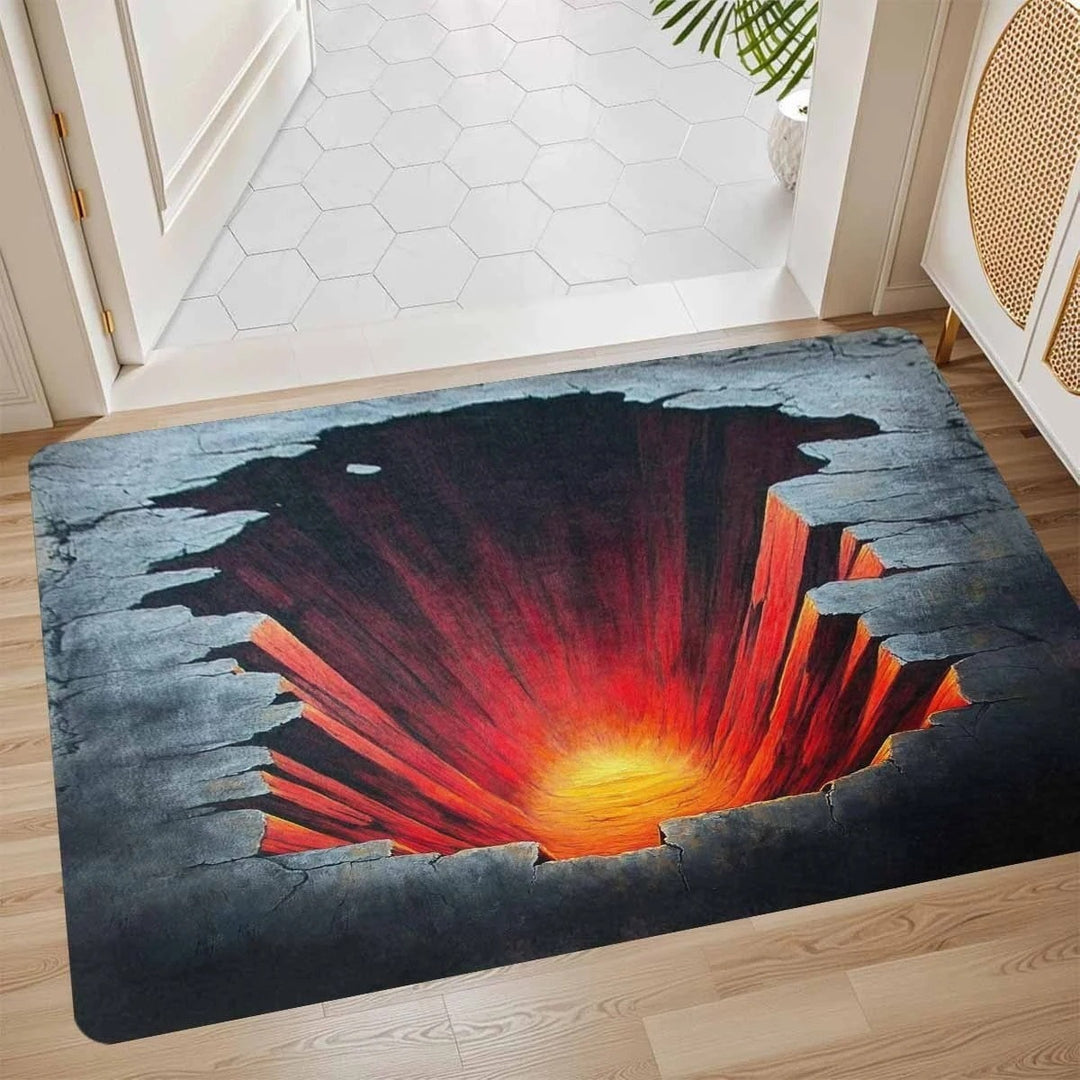 Abstract Patroon Deurmat