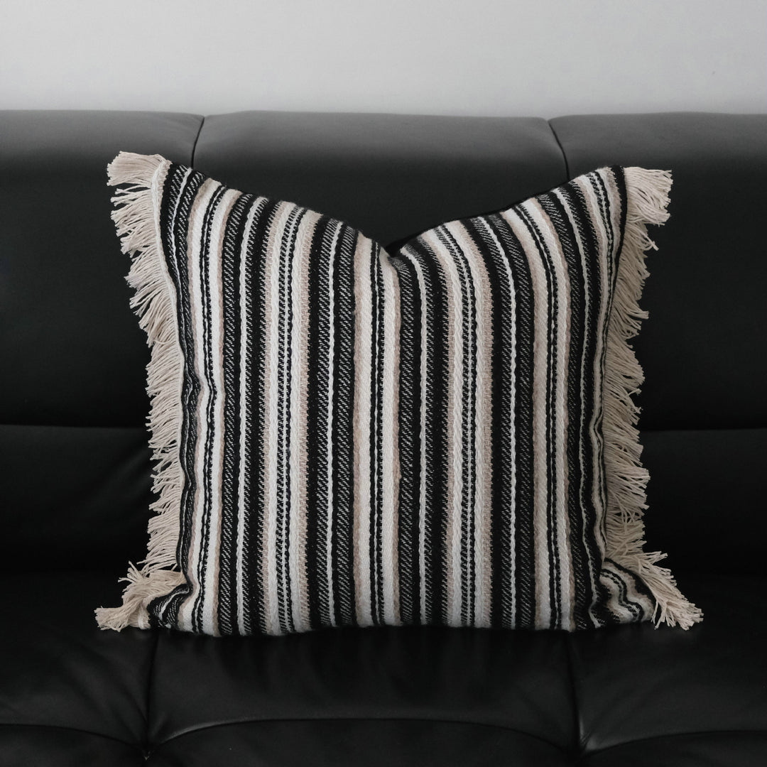 Gestreepte Franje Decoratieve Kussen