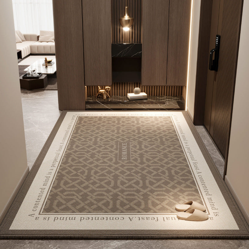 Decoratieve vloerkleed voor woninginrichting