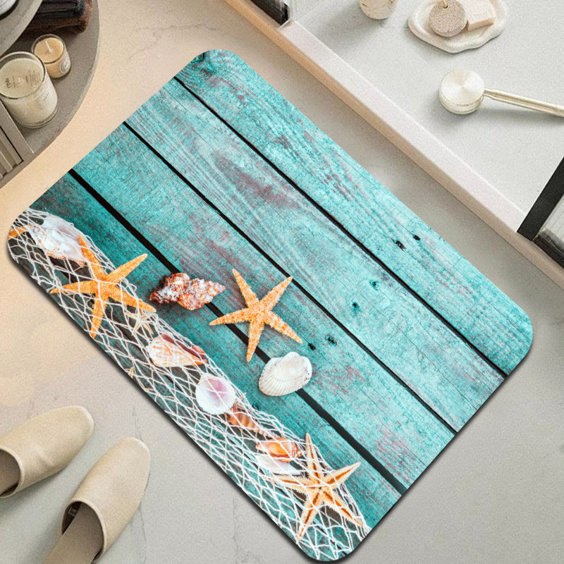 Coastal-Themed Decoratieve Mat