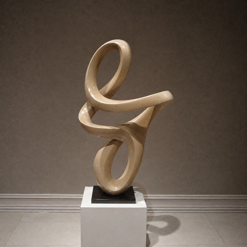 Abstract Decoratieve Loop Sculptuur