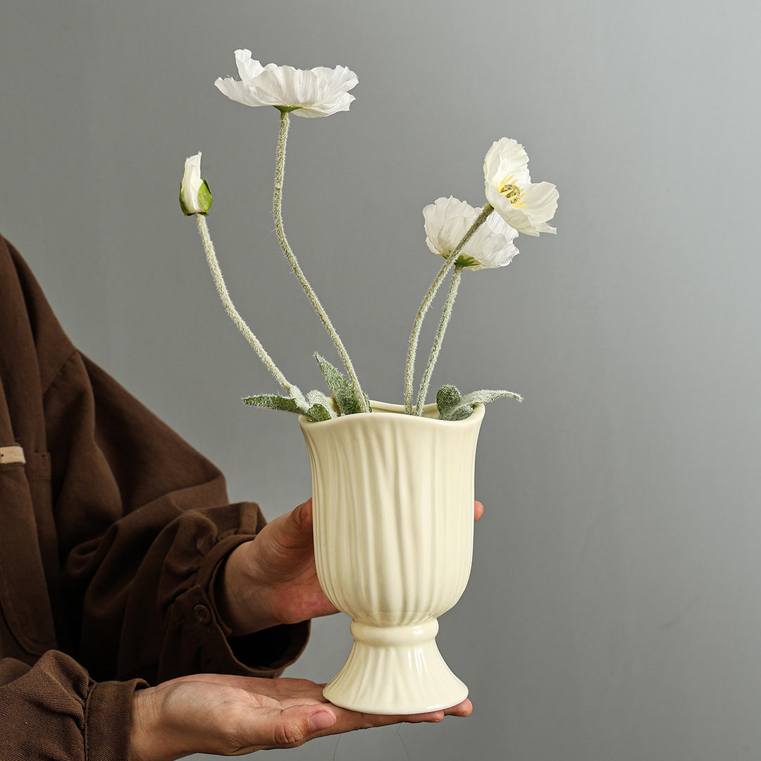 Elegante Geweven Keramische Bloemvaas