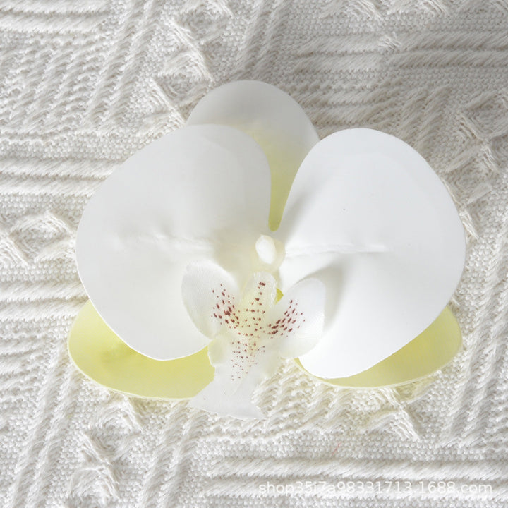 Elegante Zijde Orchidee Haaraccessoire