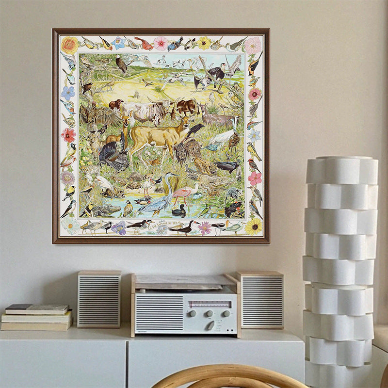 Wildlife-Thema Ingelijste Kunstprint