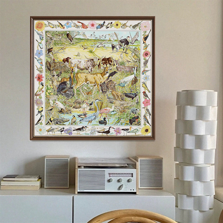 Wildlife-Thema Ingelijste Kunstprint