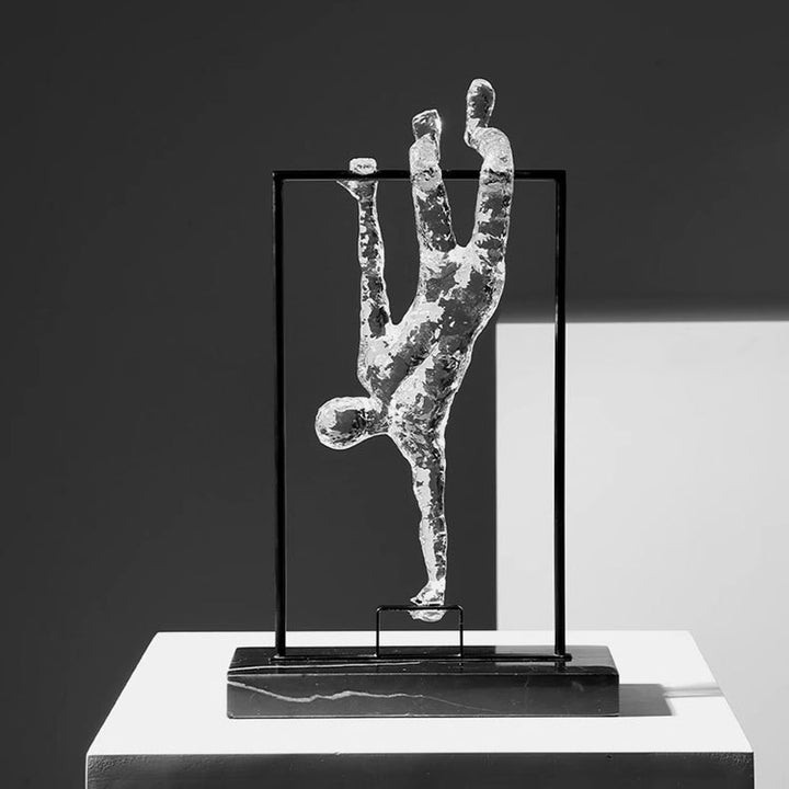 Abstract Artistieke Gymnast Beeldhouwwerk