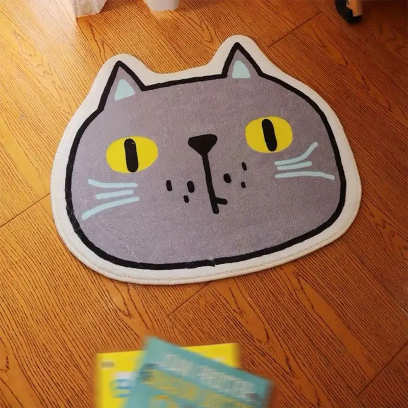 Kat-vormige Decoratieve Vloermat