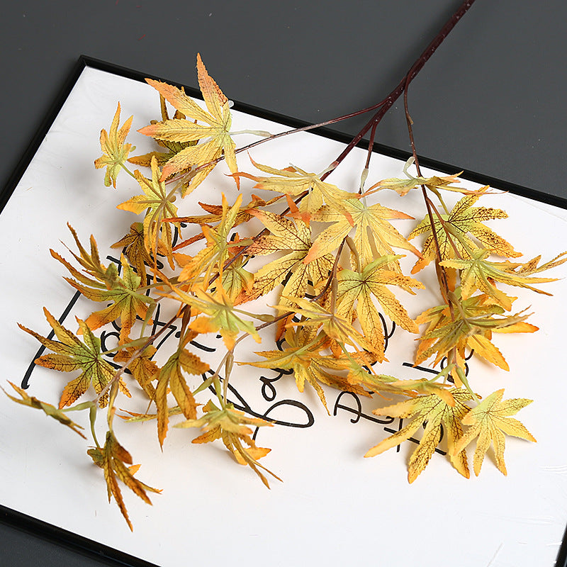Decoratieve Nep Maple Leaf Steel voor Hu decor