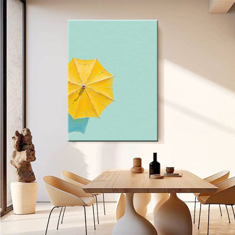 Zomer Strand Parasol Kunstprint