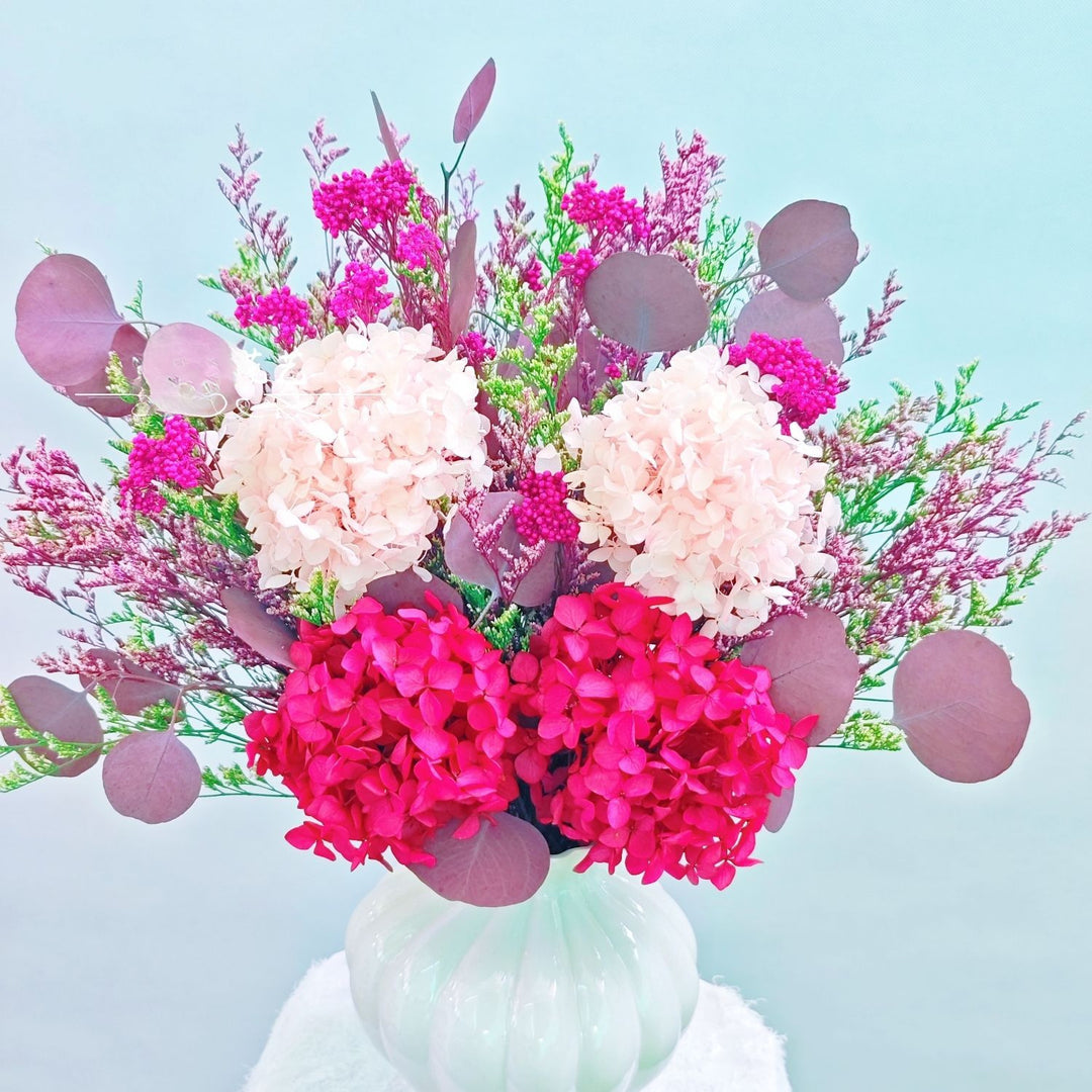 Decoratieve Bloemenvase met Gedroogde Planten