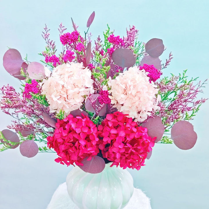 Decoratieve Bloemenvase met Gedroogde Planten